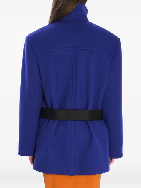 Saint Laurent belted coat - Blue