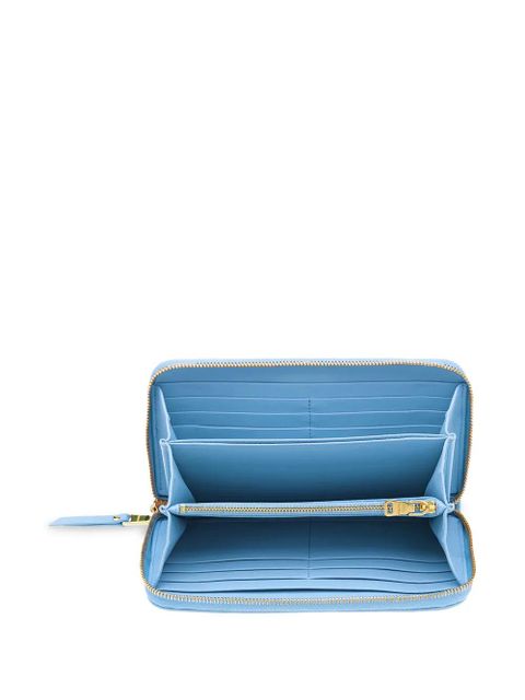 Miu Miu woven foldover wallet - Blue