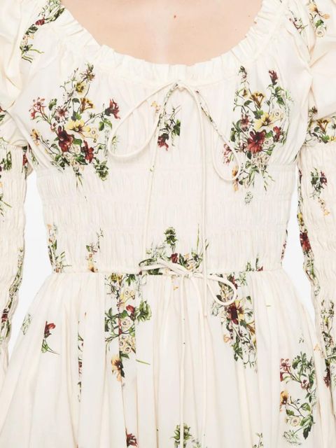 DÔEN Kaira floral-print maxi dress - Neutrals