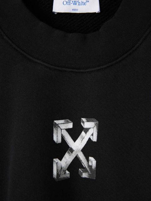 Off-White graphic hooded sweatshirt - Black