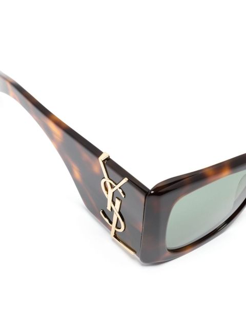 Saint Laurent Eyewear Blaze tortoiseshell-effect sunglasses - Brown