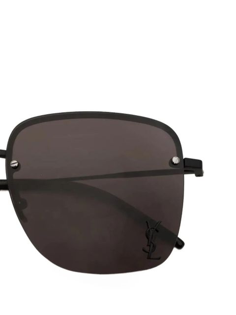 Saint Laurent SL 312 M square-frame sunglasses - Black