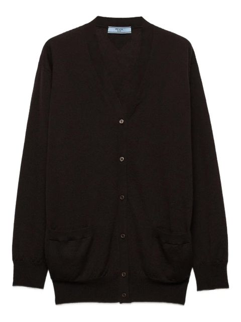 Prada V-neck cardigan - Brown - zdjęcie produktu nr 1