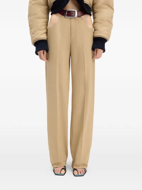 Jean Paul Gaultier open front curves trousers - Neutrals - zdjęcie produktu nr 2