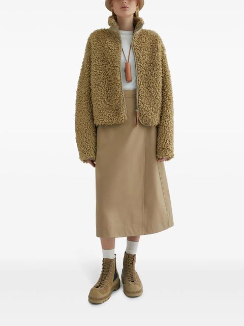 Jil Sander wrap buckled midi skirt - Neutrals - zdjęcie produktu nr 2