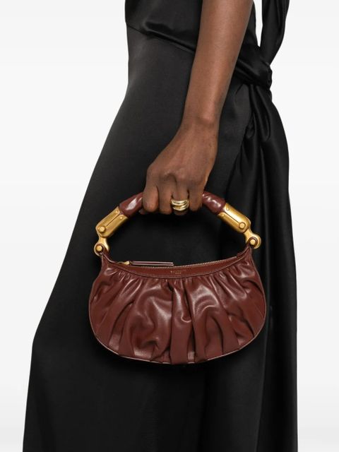 Balmain mini Ébène tote bag - Brown