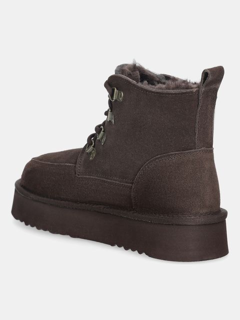 Answear.LAB śniegowce zamszowe kolor brązowy