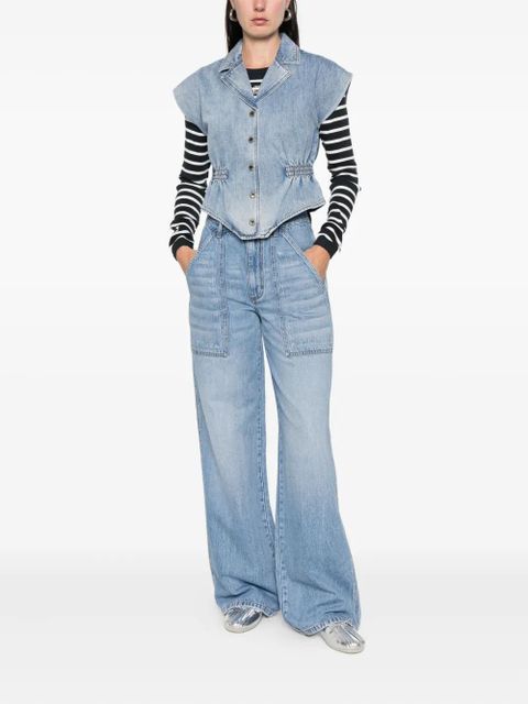 SANDRO button-up shirt - Blue - zdjęcie produktu nr 2