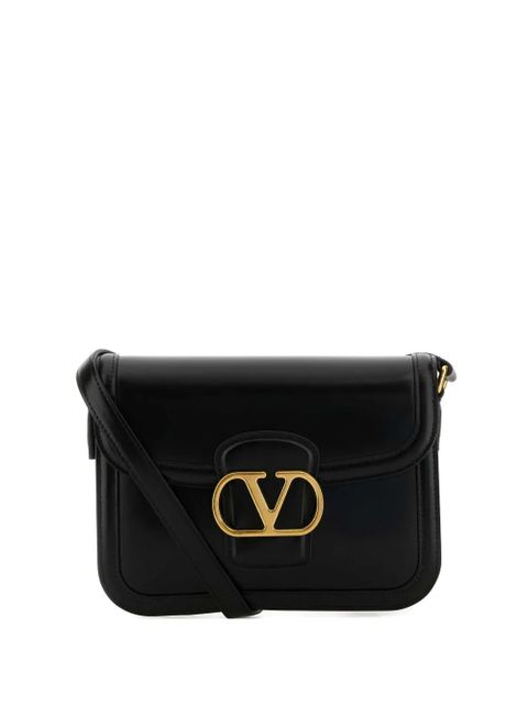 Valentino Garavani gold-tone logo shoulder bag - Black - zdjęcie produktu nr 1