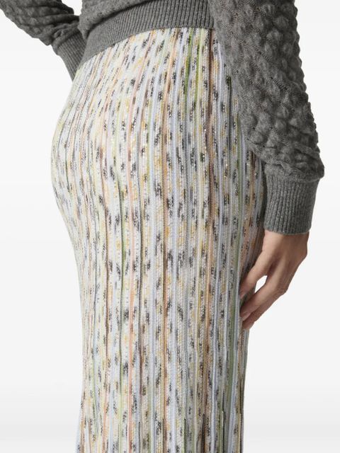 Missoni sequin-embellishment pleated maxi skirt - Neutrals