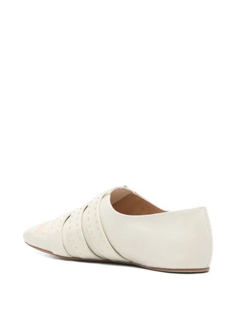 Chloé Susanna buckle embellished ballet flats - Neutrals - zdjęcie produktu nr 2