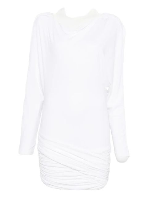 Christopher Esber Luna cowl draped dress - White - zdjęcie produktu nr 1