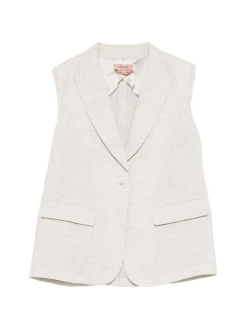 TWINSET flap-pocket single-breasted gilet - Neutrals - zdjęcie produktu nr 1