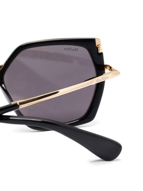 Max Mara Eyewear oversize square-frame sunglasses - Black