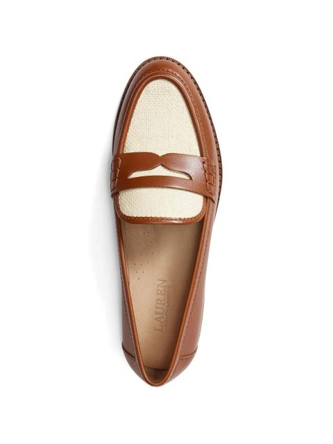 Lauren Ralph Lauren Wynnie leather loafers - Brown
