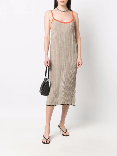 Diesel ribbed-knit midi dress - Neutrals - zdjęcie produktu nr 2