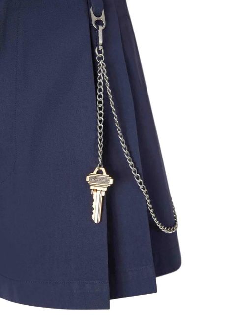 Alexander Wang pleated chain-detail skorts - Blue