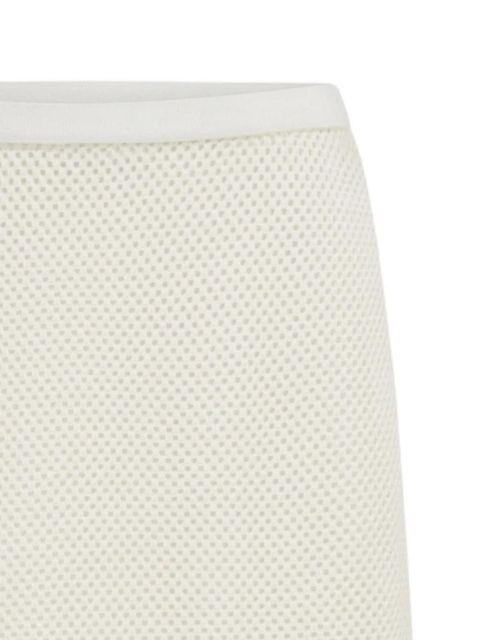 Ferragamo fringed-trim mini skirt - White - zdjęcie produktu nr 2