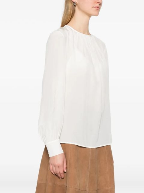 Max Mara Mstcolmo long-sleeve blouse - White