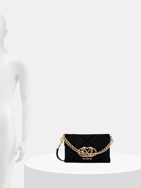 Love Moschino torebka kolor czarny JC4316PP0NKE0000