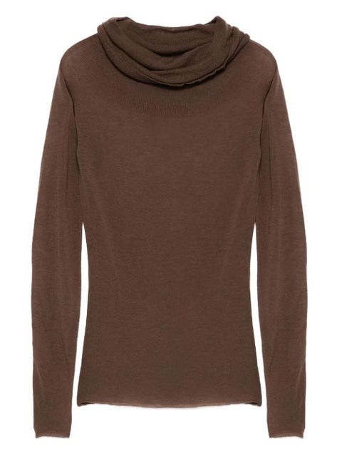 Alysi cowl-neck sweater - Brown - zdjęcie produktu nr 1