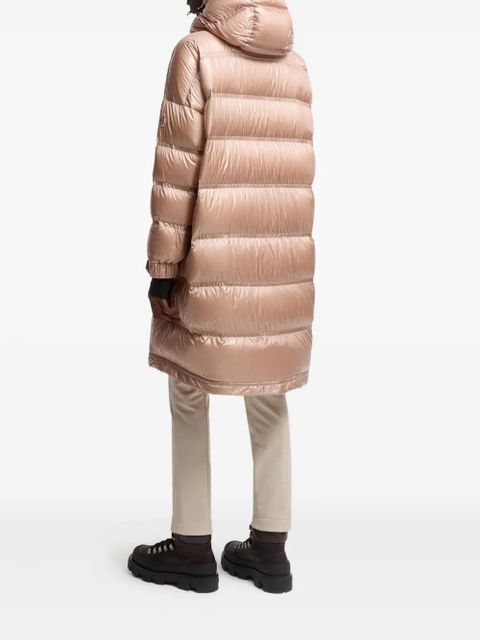 Moncler Grenoble Rochelairs quilted hooded coat - Pink