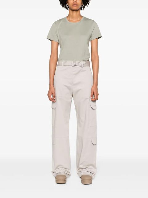 Moncler logo-patch cotton T-shirt - Green - zdjęcie produktu nr 2