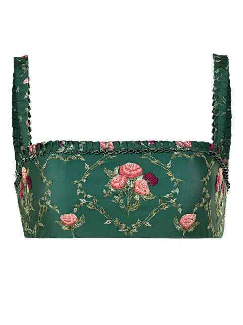 Agua By Agua Bendita Olmo Memoria bikini top - Green