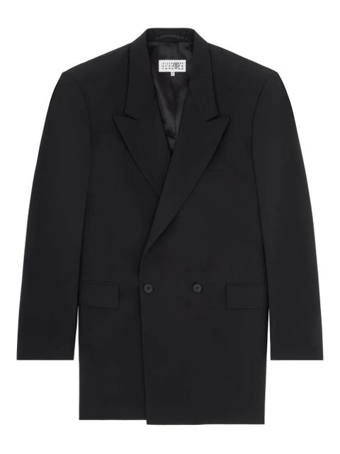 MM6 Maison Margiela double-breasted coat - Black - zdjęcie produktu nr 1