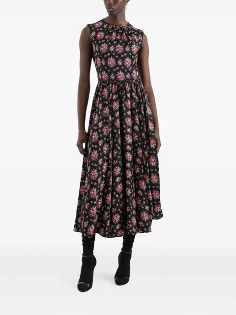 Dolce & Gabbana floral midi dress - Black - zdjęcie produktu nr 2