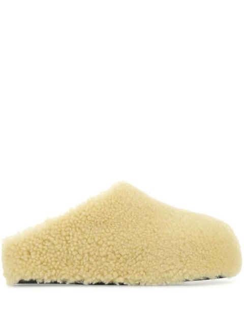 Amina Muaddi Giuly slippers - Yellow - zdjęcie produktu nr 1