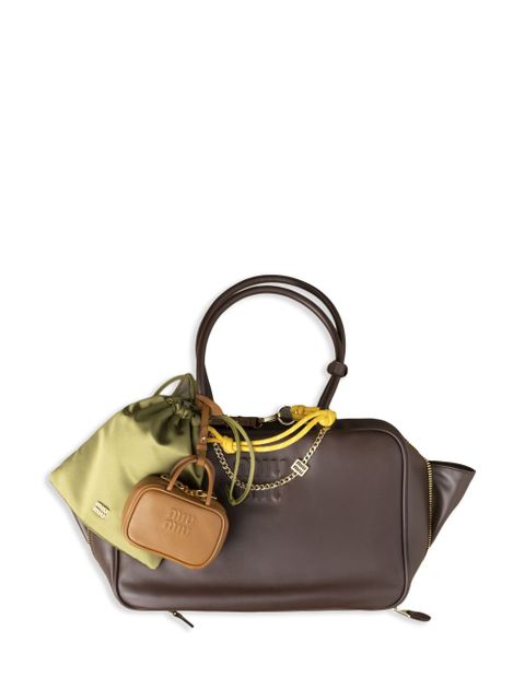 Miu Miu leather trick - Brown