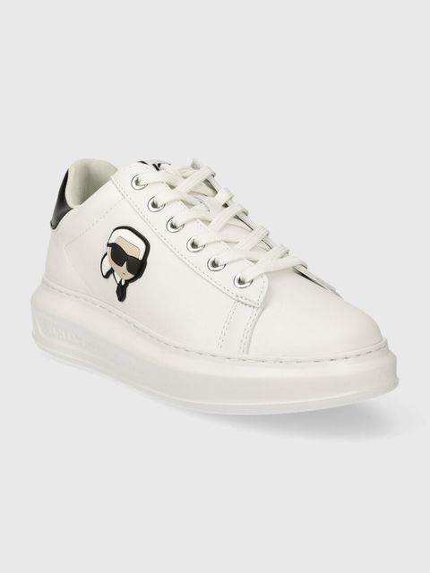 Karl Lagerfeld sneakersy skórzane KAPRI kolor biały KL62530N - zdjęcie produktu nr 2