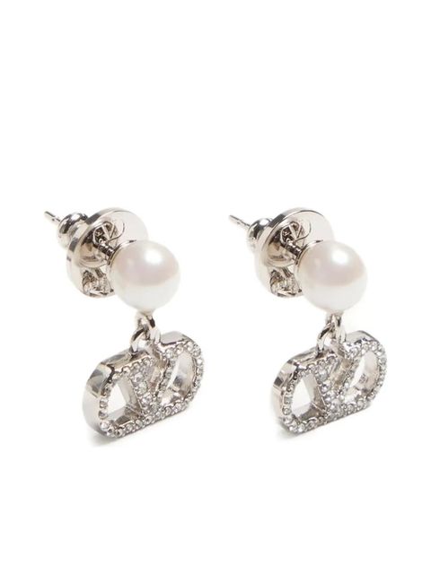 Valentino Garavani VLogo Signature earrings - Silver