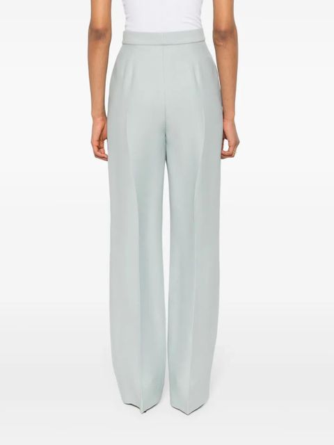 FENDI pressed-crease straight trousers - Blue