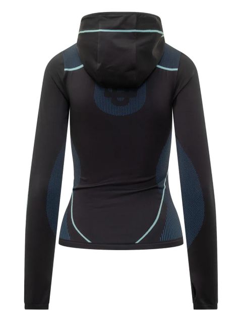 Casablanca seamless hoodie - Black