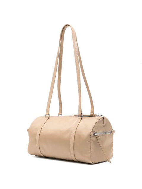 Prada triangle-logo shoulder bag - Neutrals