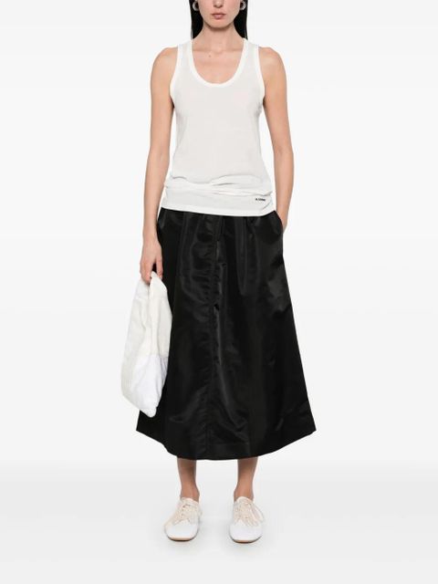 Jil Sander cotton tank top - White - zdjęcie produktu nr 2