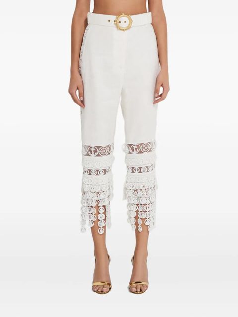 ZIMMERMANN Nautical panelled trousers - White - zdjęcie produktu nr 2