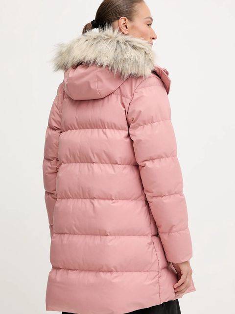 Helly Hansen kurtka damska kolor pomarańczowy zimowa - zdjęcie produktu nr 2