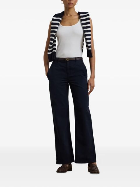Lauren Ralph Lauren twill trousers - Blue - zdjęcie produktu nr 2