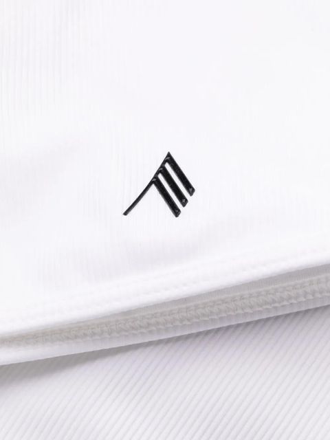 The Attico logo patch ribbed bikini - White - zdjęcie produktu nr 2