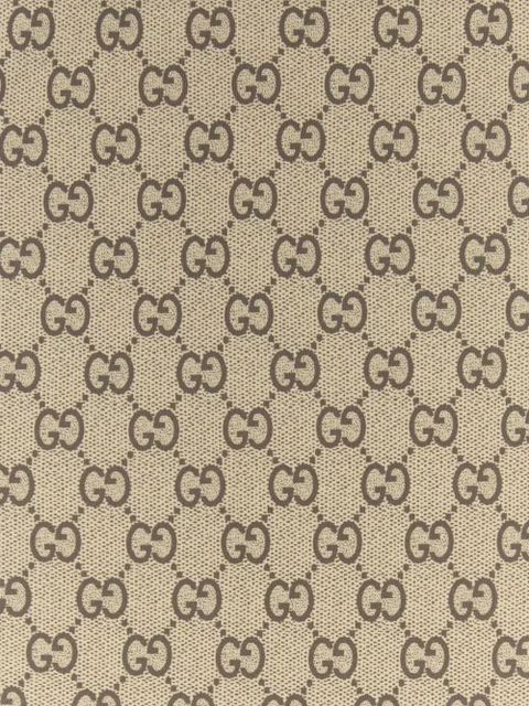 Gucci printed silk scarf - Neutrals