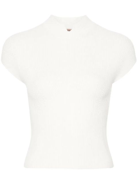 TWINSET ribbed-detail sweater - White - zdjęcie produktu nr 1