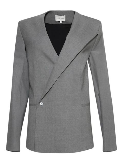 LouLou de Saison asymmetric-lapel blazer - Grey - zdjęcie produktu nr 1