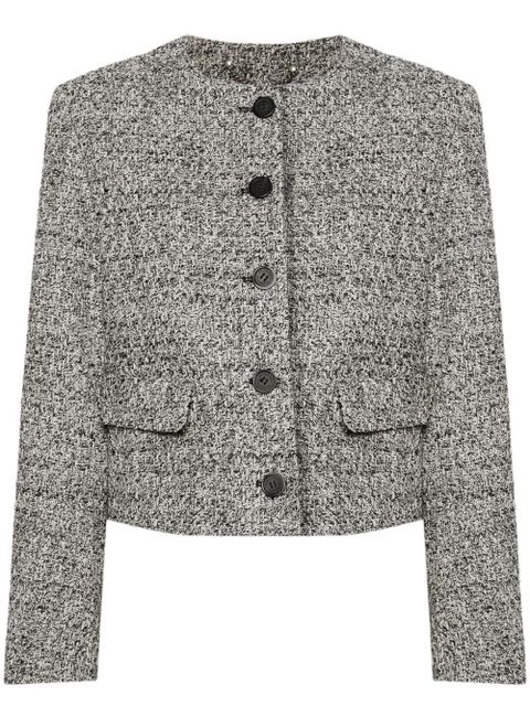 Golden Goose bouclé cropped jacket - Black - zdjęcie produktu nr 1