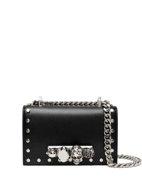 Alexander McQueen mini Jewelled mini bag - Black - zdjęcie produktu nr 1
