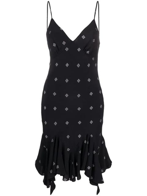 Givenchy 4G silk short dress - Black - zdjęcie produktu nr 1