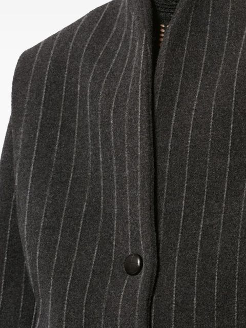 ISABEL MARANT Dyogo pinstripe button jacket - Grey