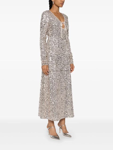 ROTATE BIRGER CHRISTENSEN sequin-embellished dress - Neutrals